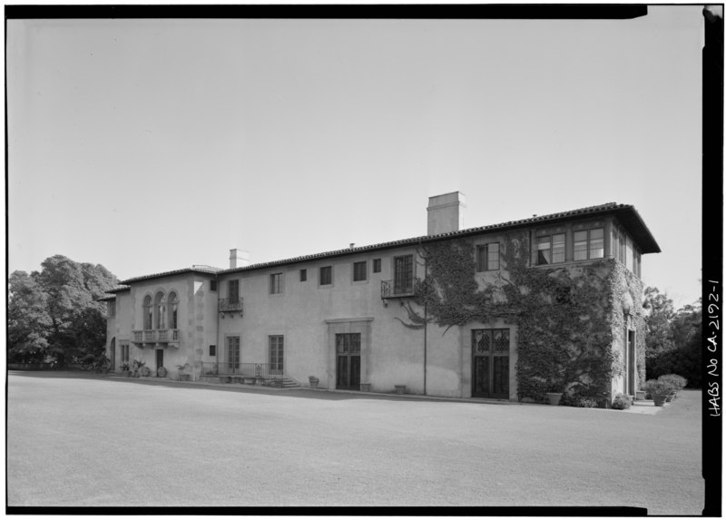 File:FRONT - Harold Lloyd Estate, Beverly Hills, Los Angeles County, CA HABS CAL,19-BEVHI,2-1.tif