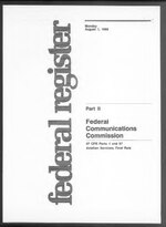 Thumbnail for File:Federal Register 1988-08-01- Vol 53 Iss 147 (IA sim federal-register-find 1988-08-01 53 147 0).pdf