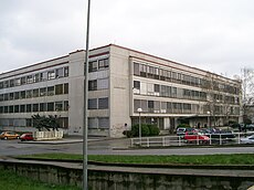 Budova fakulty v Záhřebu