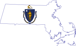 Flag-map of Massachusetts.svg
