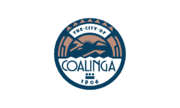 Flagge von Coalinga, California.png