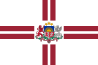 Vlag van de president van Letland.