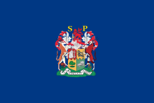 The Standard of the ceremonial and non-executive State President of the Republic of South Africa from 1961 to 1984. Flag of the President of South Africa (1961-1984).svg