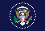 Bandera del presidente de los Estados Unidos (desde 1945)