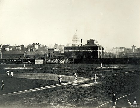 Swampoodle Grounds with the Washington Nationals circa 1886-1889