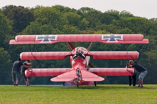 Fokker Dr.I replica (built in 1986).