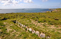 Four à Goémon (Kelpöfen) auf der Île de Molène – wie in Lampaul-Plouarzel, Meneham, Plozévet, Plouneour-Trez, Porspoder und auf der Île de Sieck erhalten sind