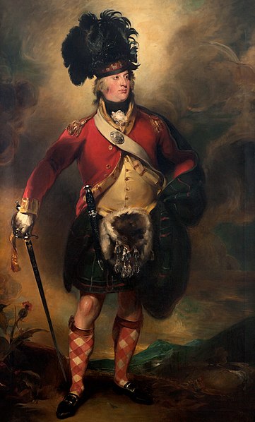 Francis Humberston MacKenzie, founder of the regiment, by Sir Thomas Lawrence