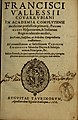 Francisci Vallessii Covarrubiani De vrinis, pulsibus, ac febribus compendiariae tractationes (1588) (14781701424).jpg