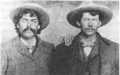 Фрэд Уэйт (слева) и Генри Браун, около 1878
