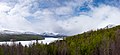 Image 346Frozen Atnsjøen lake, seen from the Sohlbergplassen viewing point, Norway