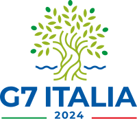 Logo der italienischen G7-Präsidentschaft 2024