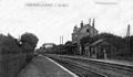 Estação Creche-sur-Saone (cartão postal, 1900)