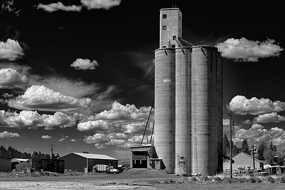 Garfield Grain Elevator and Silos Garfield Washington USA