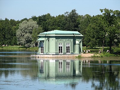 Pavilion Venery (Pavilion of Venus) in Gatchina Palace Park. Gatchina, Russia.