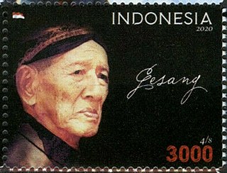 <span class="mw-page-title-main">Gesang Martohartono</span> Indonesian singer-songwriter (1917–2010)