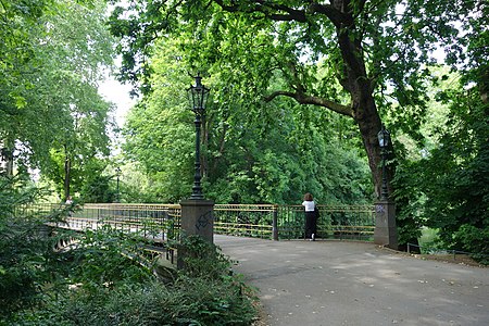 Goldene Brücke, Düsseldorf, 2019 (1)