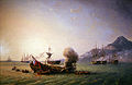 (Combat de Grand Port) Ġlieda ta' Grand Port, Pierre-Julien Gilbert fl-20–27 ta' Awwissu, 1810, f'din il-battalja marittima rebħet Franza.