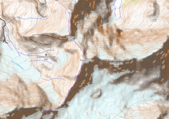 Carte topographique.