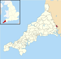 Gunnislake and Calstock electoral division map 2013.svg