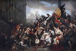 Episode of the Belgian Revolution of 1830, Gustaf Wappers