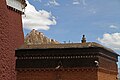 Gyantse-Paelkhor Choede-Kumbum-30-Blick zum Dzong-2014-gje.jpg
