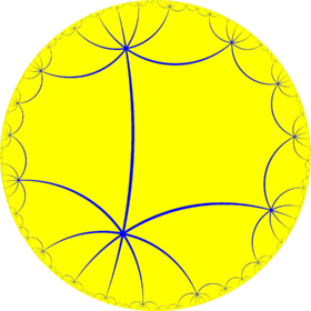 Гексагональная мозаика Order-8 