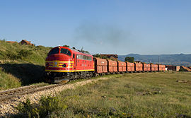 Glogovaç yakınlarında bir tren seyri