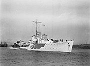 英海軍のハント級。護衛駆逐艦の嚆矢となった。