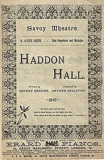 <i>Haddon Hall</i> (opera)