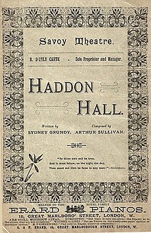 Programme for Haddon Hall from 1893 Haddonhall.jpg