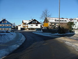 Main street in Börwang