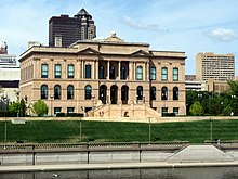 World Food Prize Hall of Laureates, the renovated and rehabilitated former Des Moines Library Hall of Laureates - panoramio.jpg