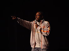 Buress performing in October 2007