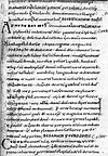 A page of the Vita Sancti Wilfrithi