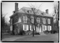 Historic American Buildings Survey, Nelson E. Baldwin, Photographer Dec. 1, 1936, FRONT ELEVATION. - Sir William Johnson House, State Routes 5 and 67, Fort Johnson, Montgomery HABS NY,29-FORJO,1-8.tif