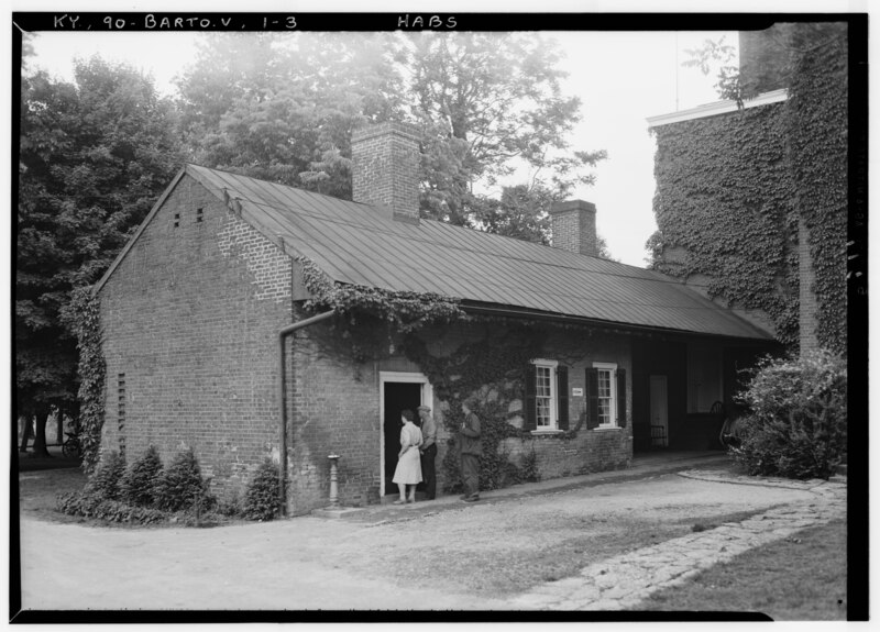 File:Historic American Buildings Survey Lester Jones, Photographer May 27, 1940. KITCHEN WING - My Old Kentucky Home, 501 East Stephen Foster Avenue, Bardstown, Nelson County, KY HABS KY,90-BARTO.V,1-3.tif