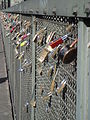 "Kærlighedslåse" på broen i Køln