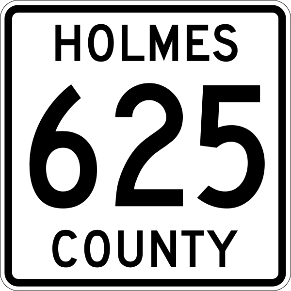 File:Holmes County Route 625 OH.svg