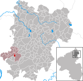 Poziția localității Hundsdorf (Westerwald)