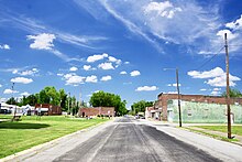 Vista de la avenida Bush en Hurst, Illinois, Estados Unidos