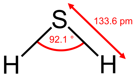 ไฟล์:Hydrogen-sulfide-2D-dimensions.svg