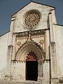kostel Igreja da Graça ze 14. století, s barokní rozetou z jednoho kamene