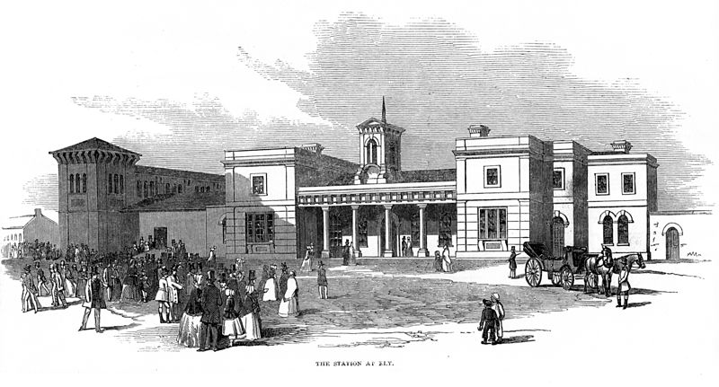 File:Illustrated London News Vol XI 30 October 1847 p 277 Ely Station.jpg