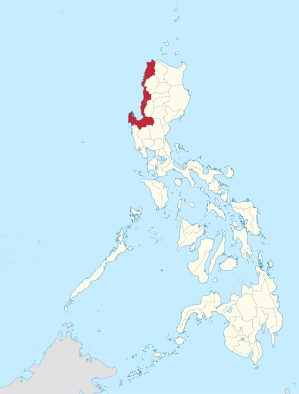 Umístění okresu Ilocos (Region Ilocos) na Filipínách