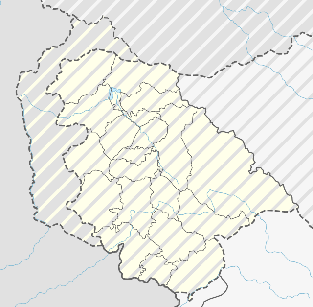 Срінаґар. Карта розташування: Джамму і Кашмір