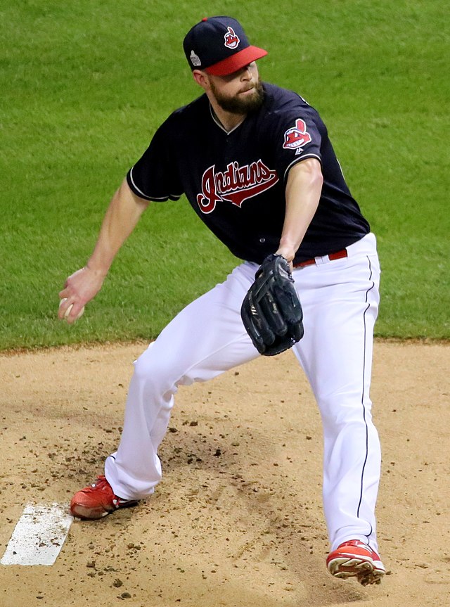 Cleveland Indians Pitcher Corey Kluber Plaque From My Personal 