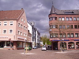 Centrum av Zweibrücken.