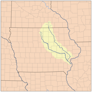 Cedar River (Iowa River tributary) 338-mile-long (544 km) river in Minnesota and Iowa