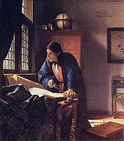 J. VERMEER - El geógrafo (Museo Städel, Francfort del Meno, 1669) .jpg